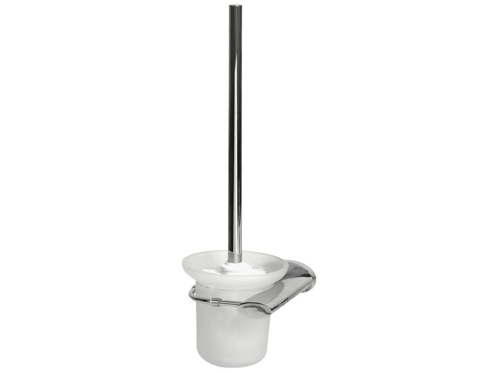 bisk-side-chrom-porte-brosse-wc-mural-chrome image 1