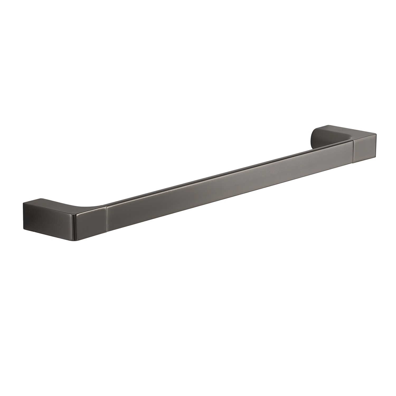 gedy-pirenei-porte-serviette-45-cm-gun-metal-mural image 1