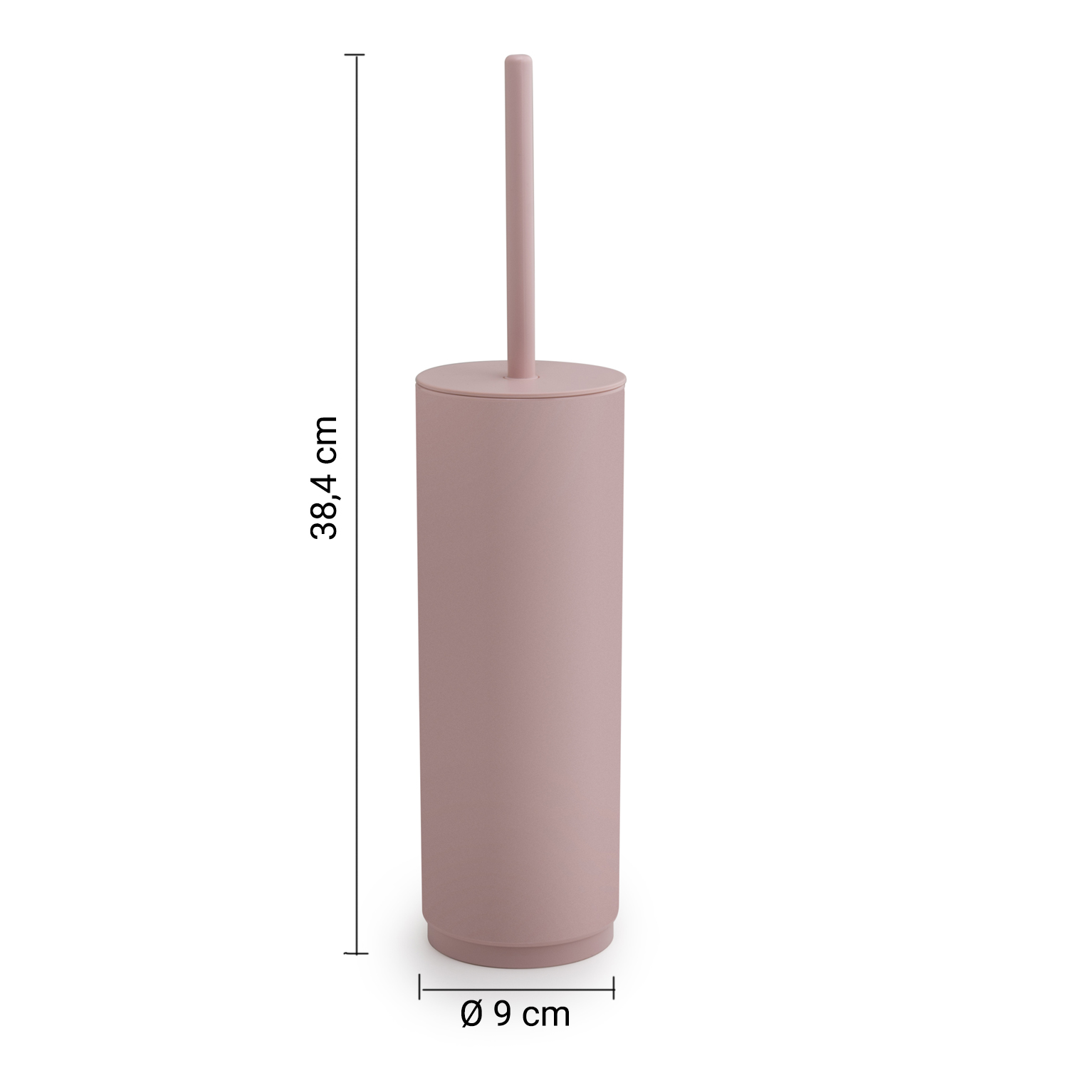 gedy-sharon-porte-brosse-wc-rose-mat image 2