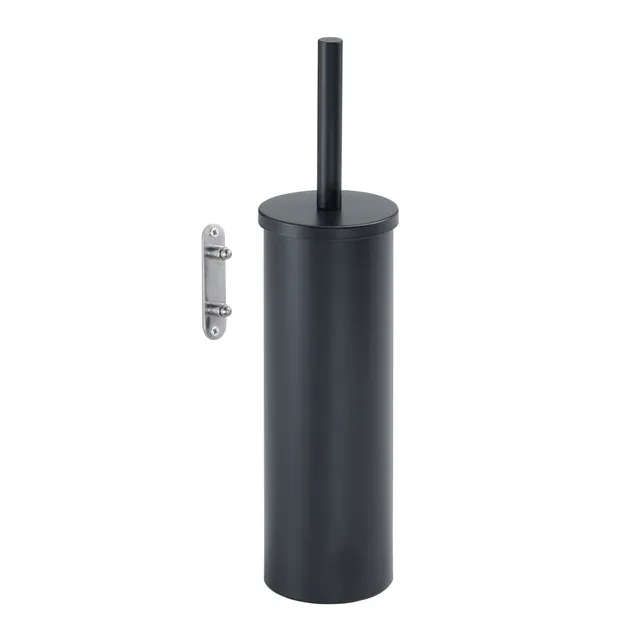 gedy-flip-porte-balayette-wc-mural-noir-mat image 1