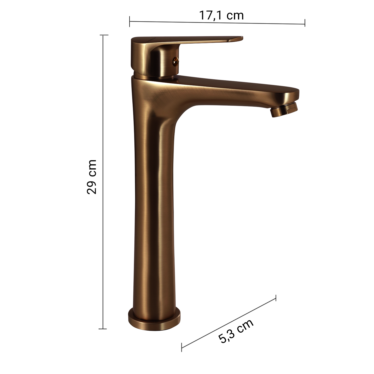 gedy-como-mitigeur-lavabo-haut-or-rose image 2