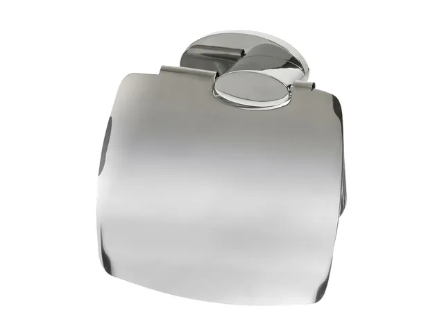 bisk-side-chrom-distributeur-rouleau-papier-wc-couvercle image 1
