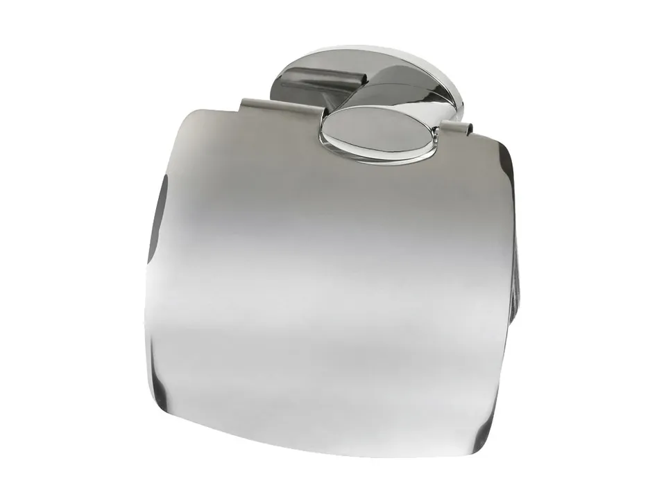 bisk-side-chrom-distributeur-rouleau-papier-wc-couvercle image 1