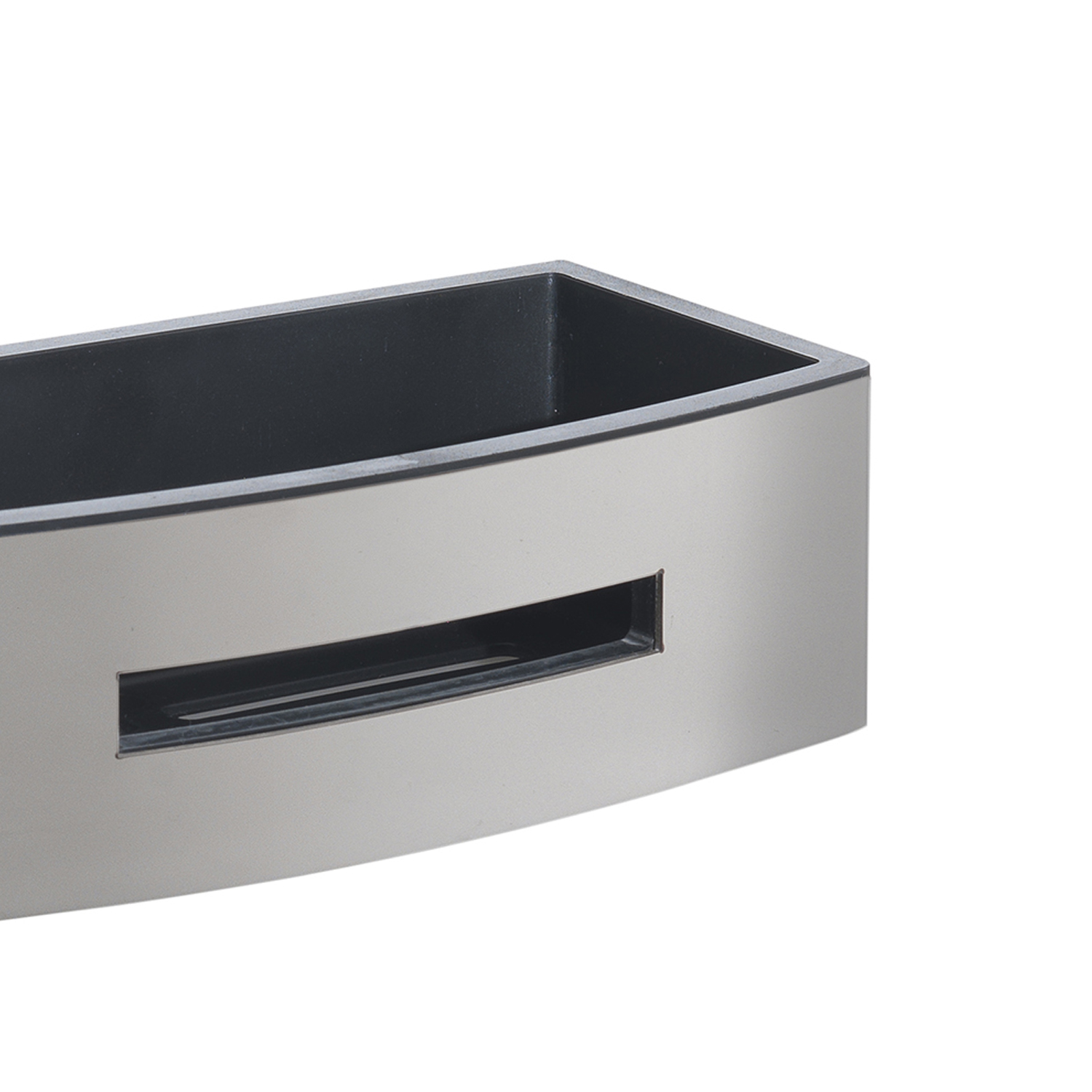 gedy-poseidon-porte-objet-douche-noir-poli image 3