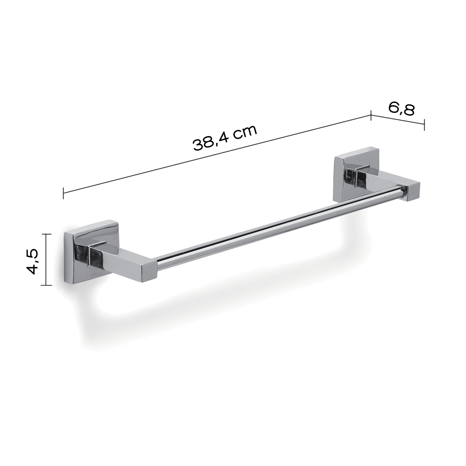 gedy-olimpo-porte-serviette-35-cm-chrome image 2