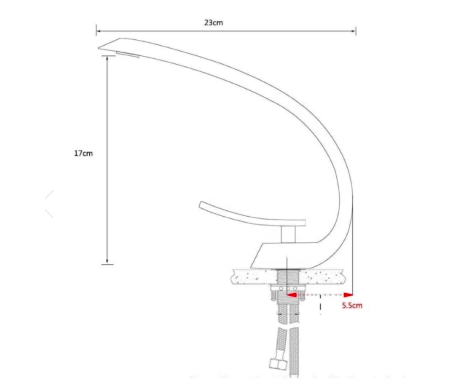 hudor-c-phise-bnf606b-robinet-lavabo-noir-mat-laiton image 6