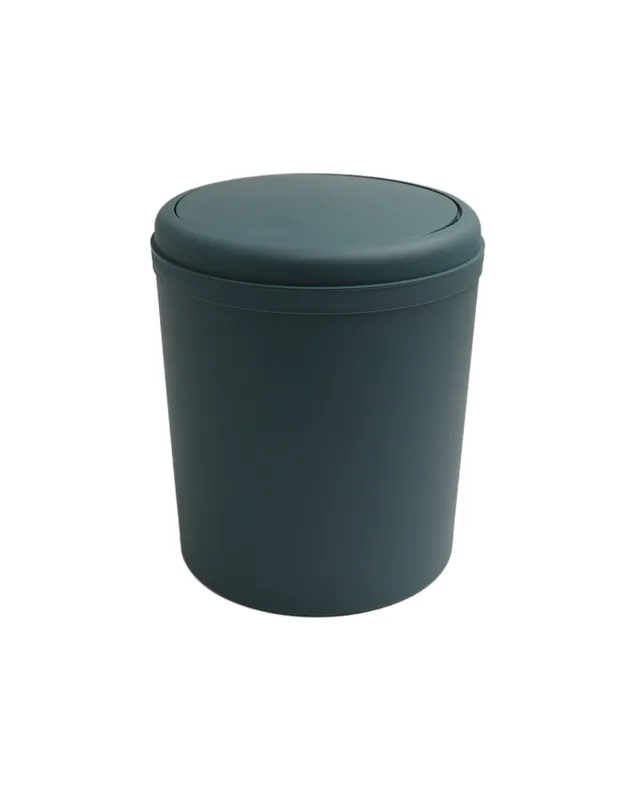 bisk-poubelle-salle-de-bain-5-litres-blanche image 1