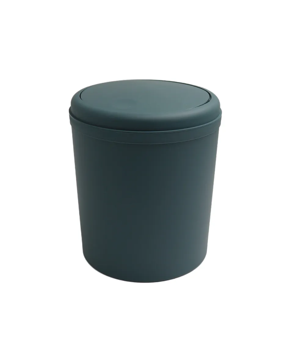bisk-poubelle-salle-de-bain-5-litres-blanche image 1