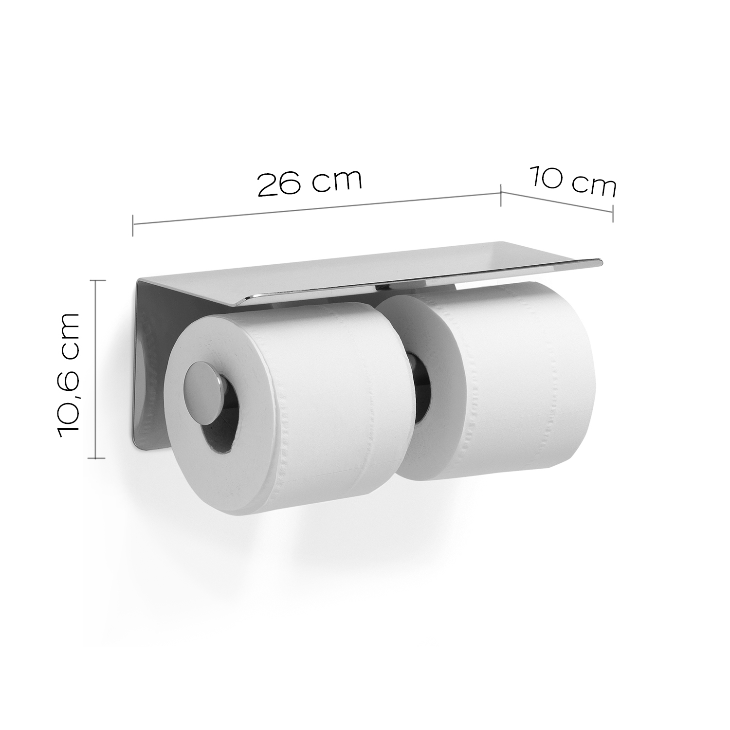 gedy-porte-rouleau-papier-wc-couvert-chrome-poli image 2