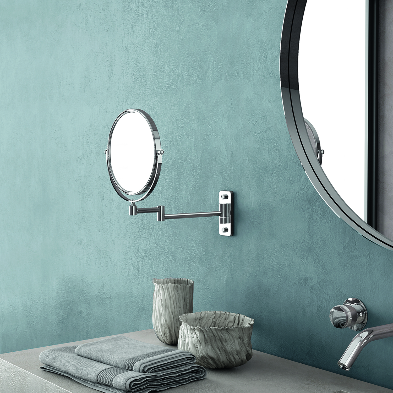 gedy-gaia-miroir-grossissant-chrome-poser image 3