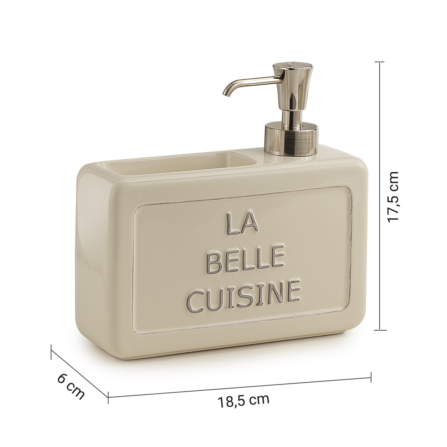 gedy-gustory-meringa-distributeur-cuisine-blanc-beige image 2