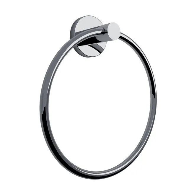gedy-felce-plus-anneau-porte-serviette-chrome image 1
