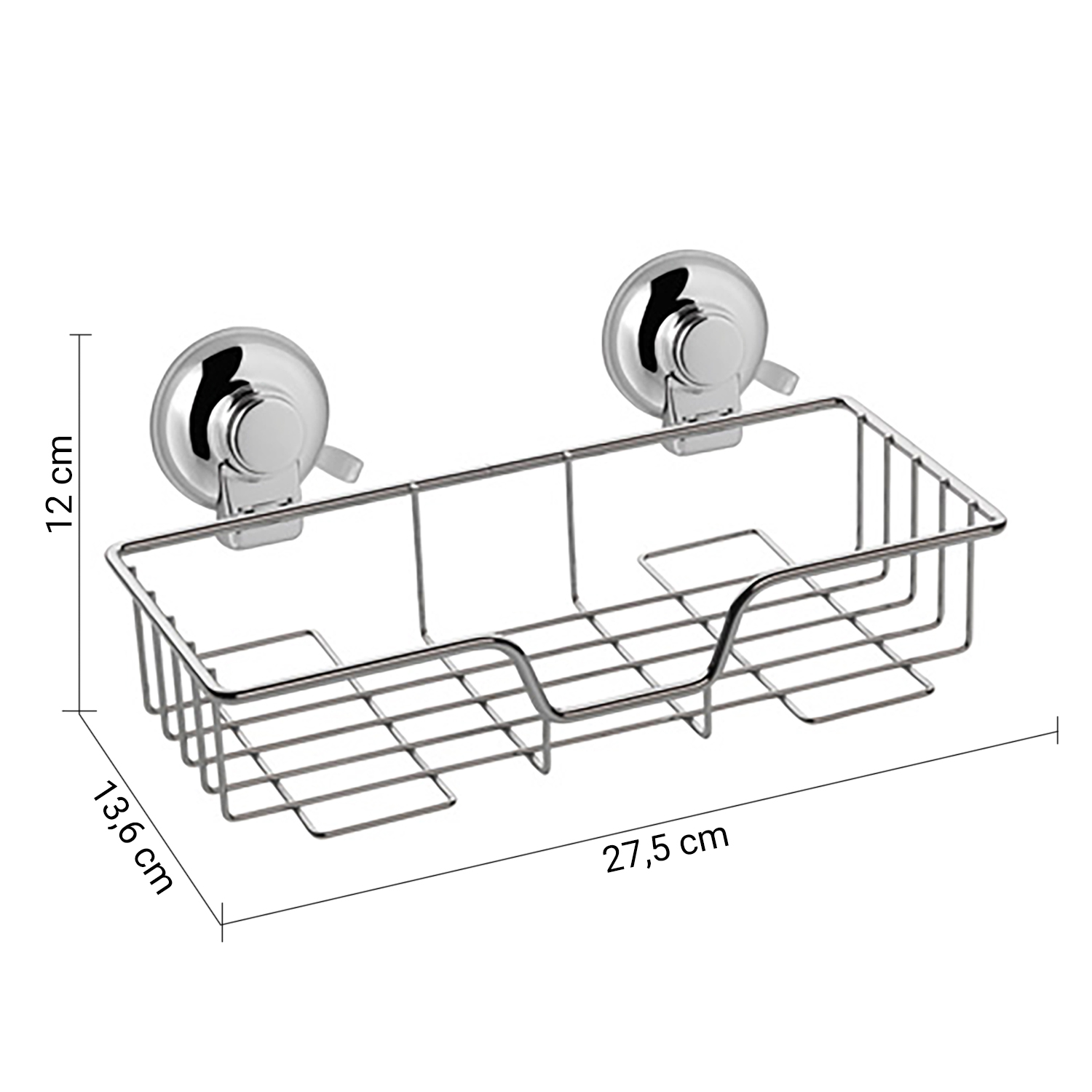 gedy-hot-tag-re-douche-fil-chrome-rectangulaire image 2