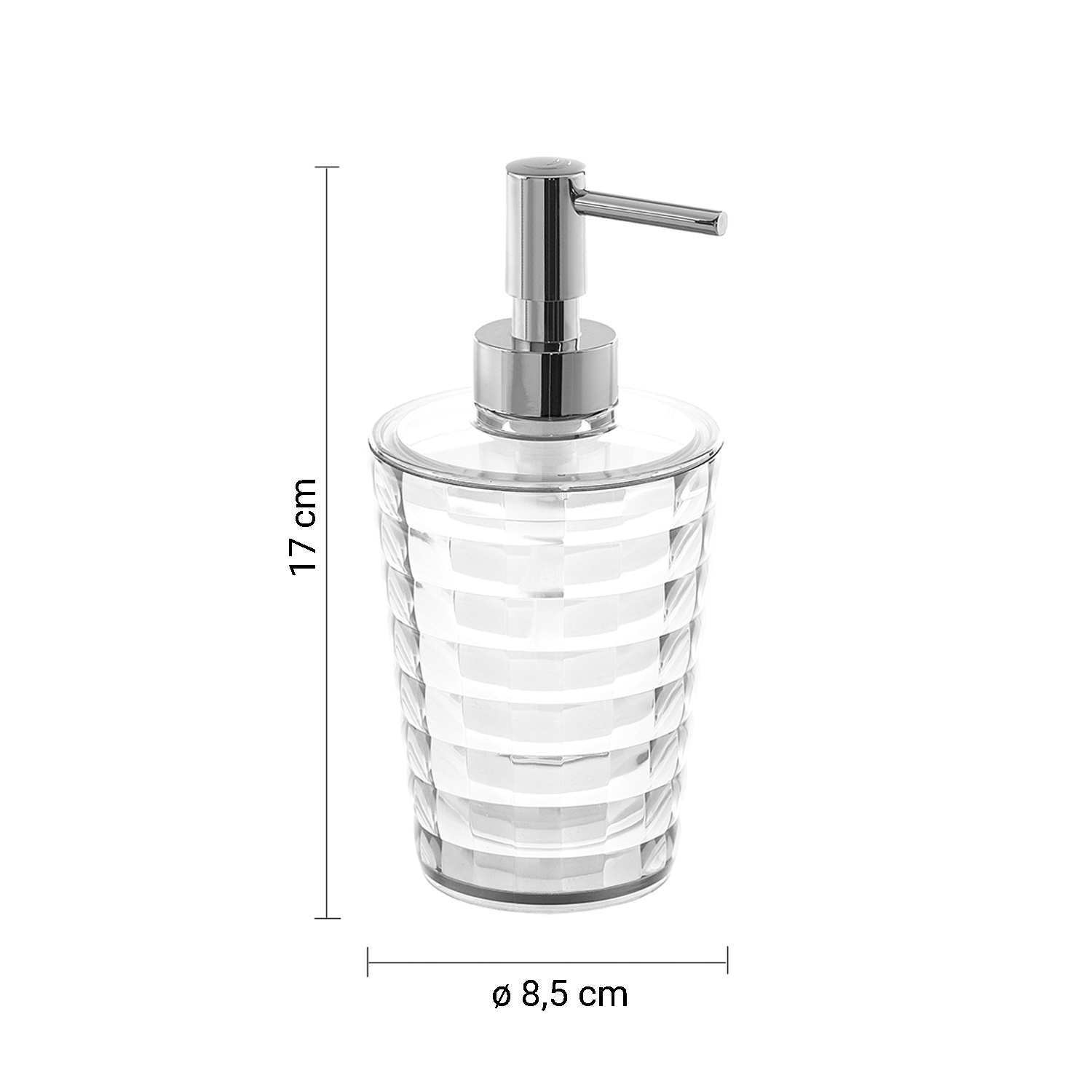 gedy-glady-distributeur-savon-transparent-poser image 2