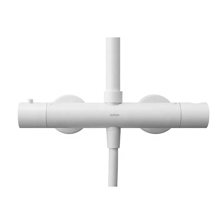 hudor-argolide-sc418-colonne-de-douche-blanc-mat-laiton image 3