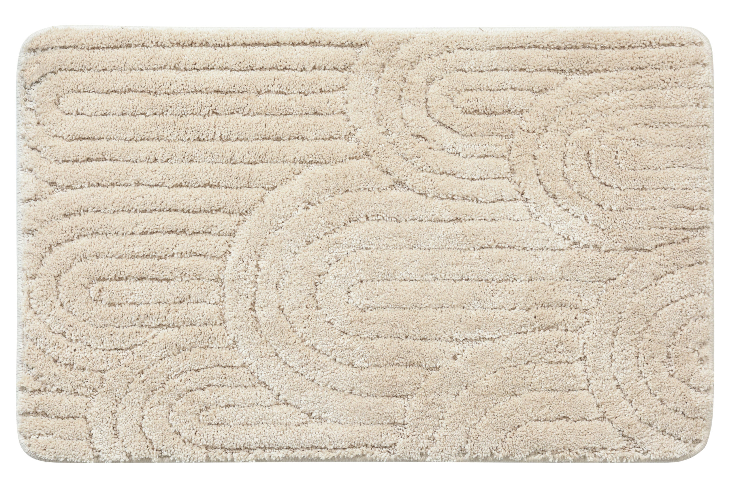 bisk-rist-tapis-de-bain-80x50-cm-blanc image 2
