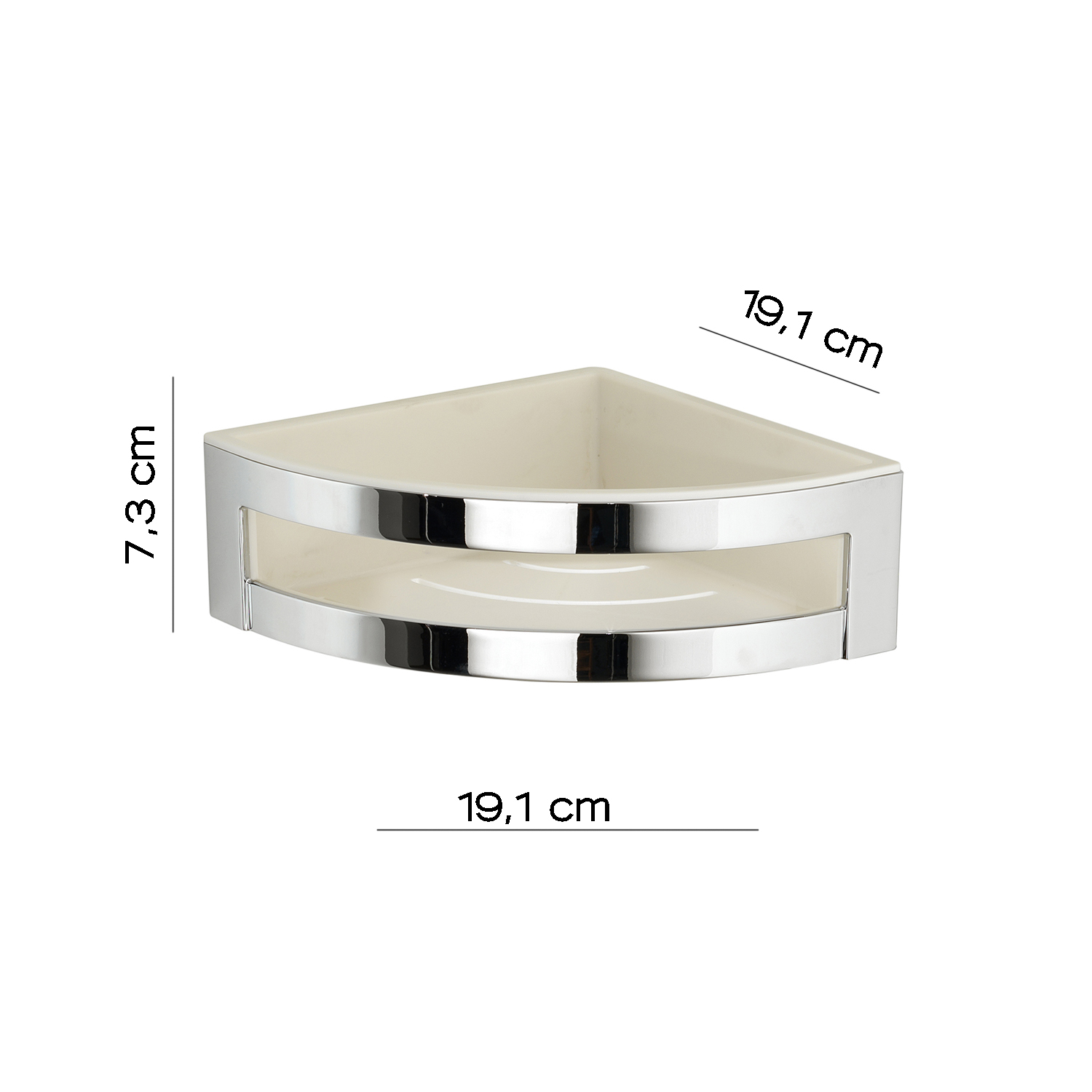 gedy-zante-panier-douche-angle-blanc-chrome image 3