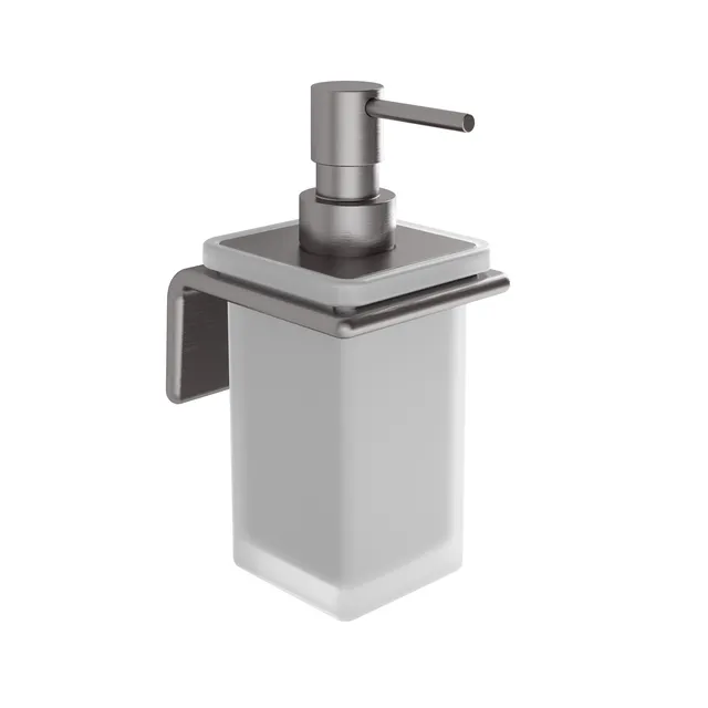 gedy-il-giglio-distributeur-savon-mural-gun-metal image 1