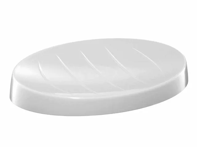 bisk-pop-porte-savon-mural-plastique-blanc image 1