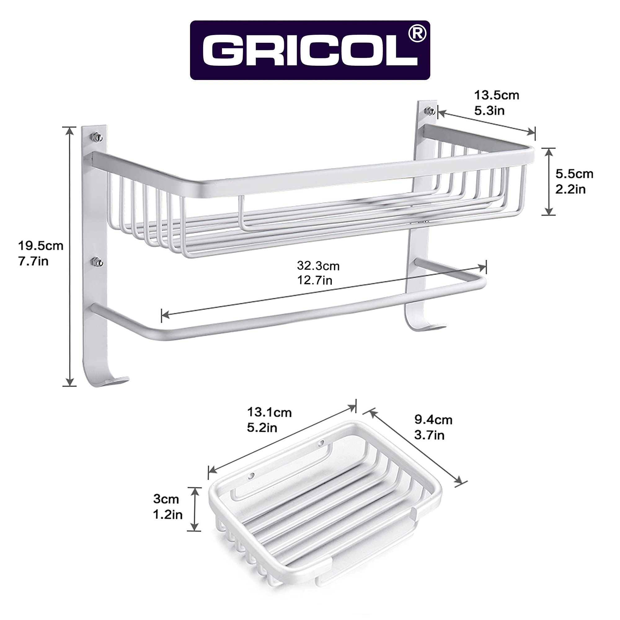 gricol-tag-res-douche-sans-per-age-argent-porte-savon image 6
