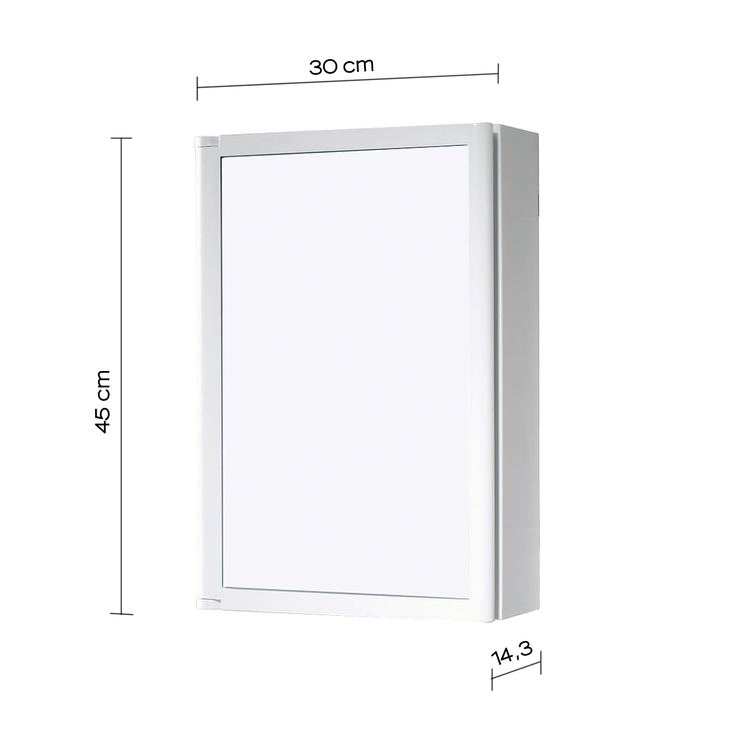 gedy-lilliput-armoire-miroir-30x45-cm-blanche image 2