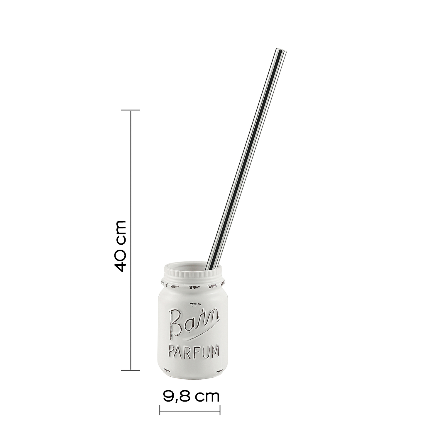 gedy-catherine-porte-brosse-wc-poser-blanc image 2
