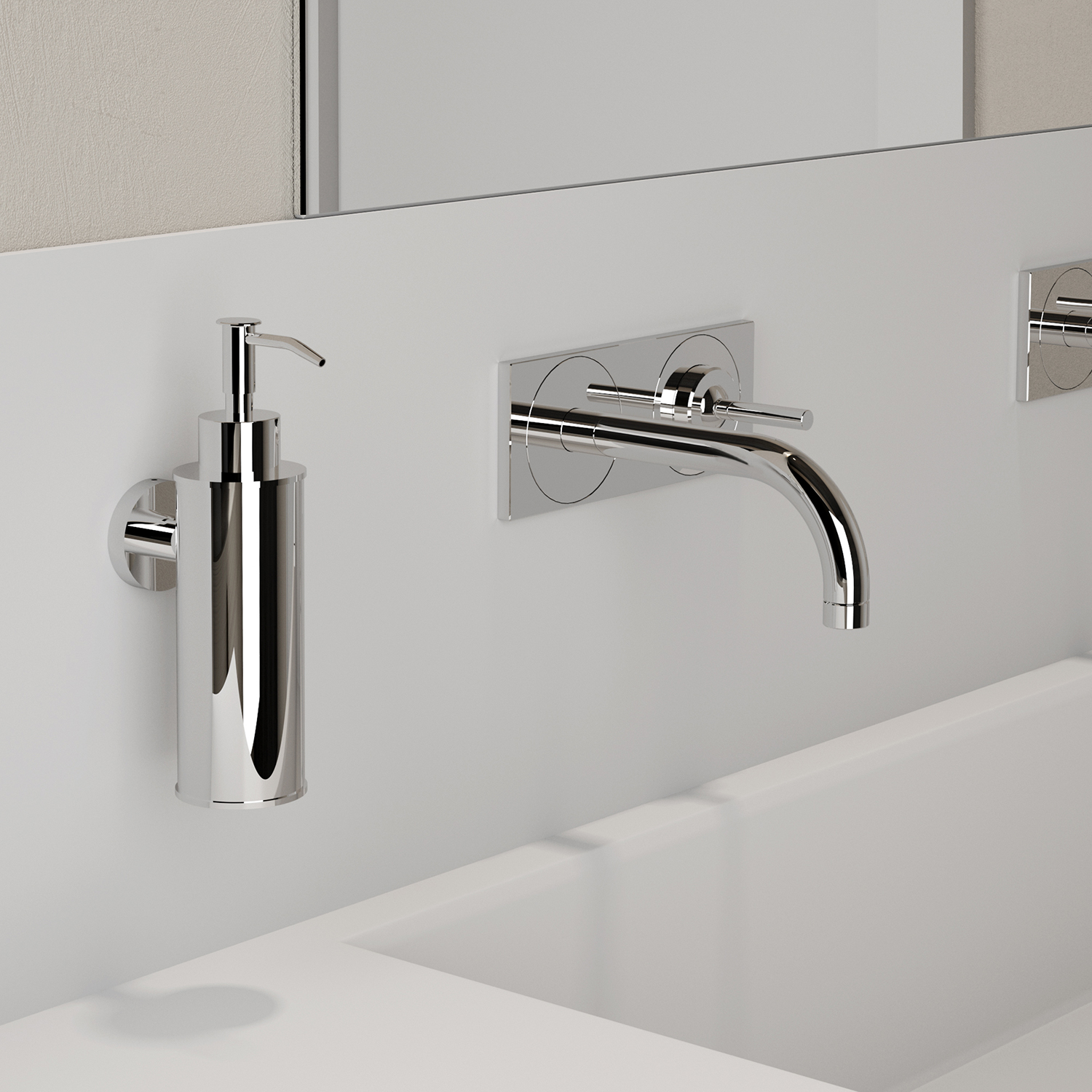 gedy-seal-distributeur-de-savon-chrome image 3