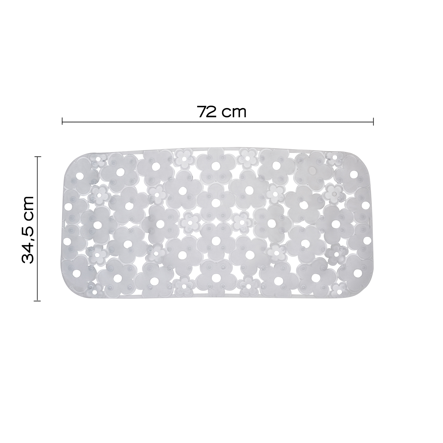 gedy-margherita-tapis-de-baignoire-73x35-cm-transparent image 2