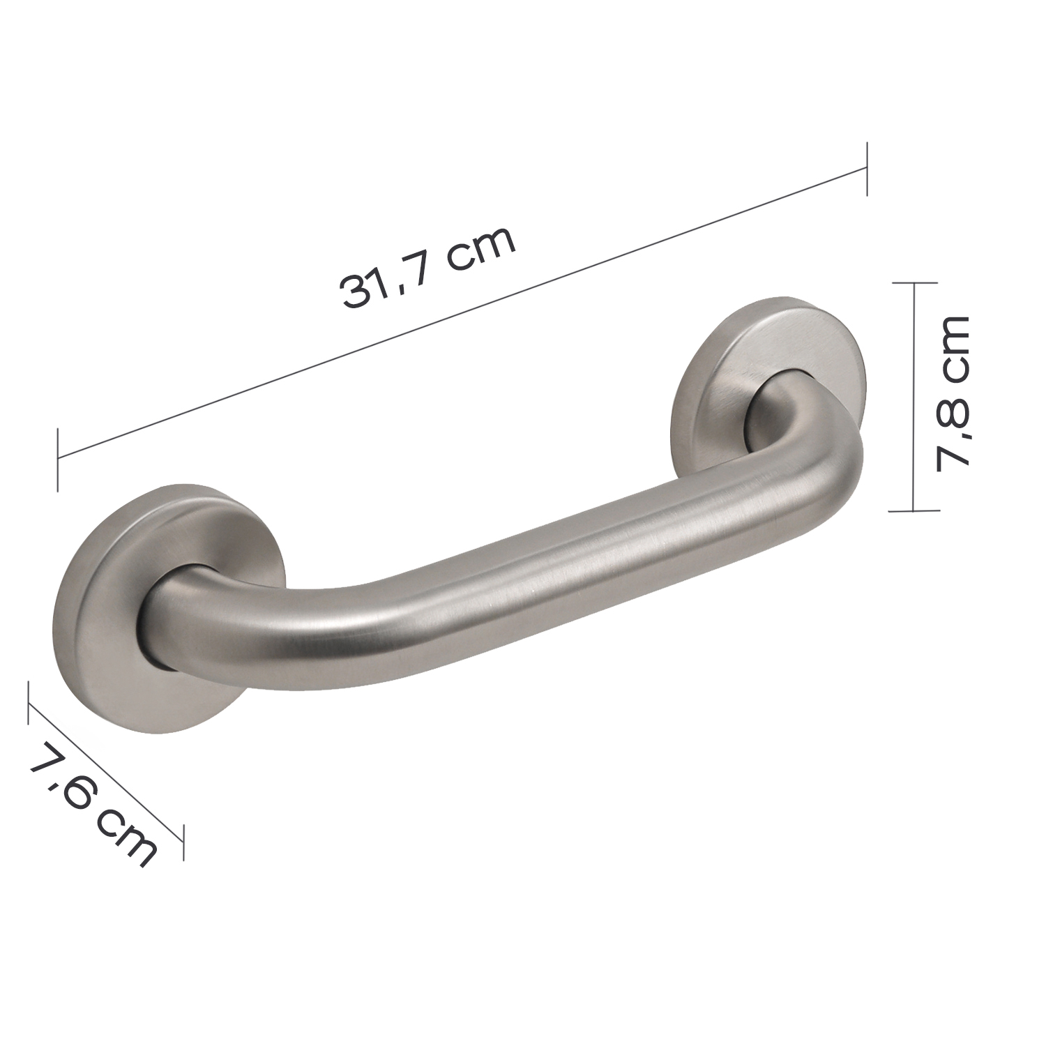 gedy-project-barre-d-appui-24-cm-inox-bross-2 image 2