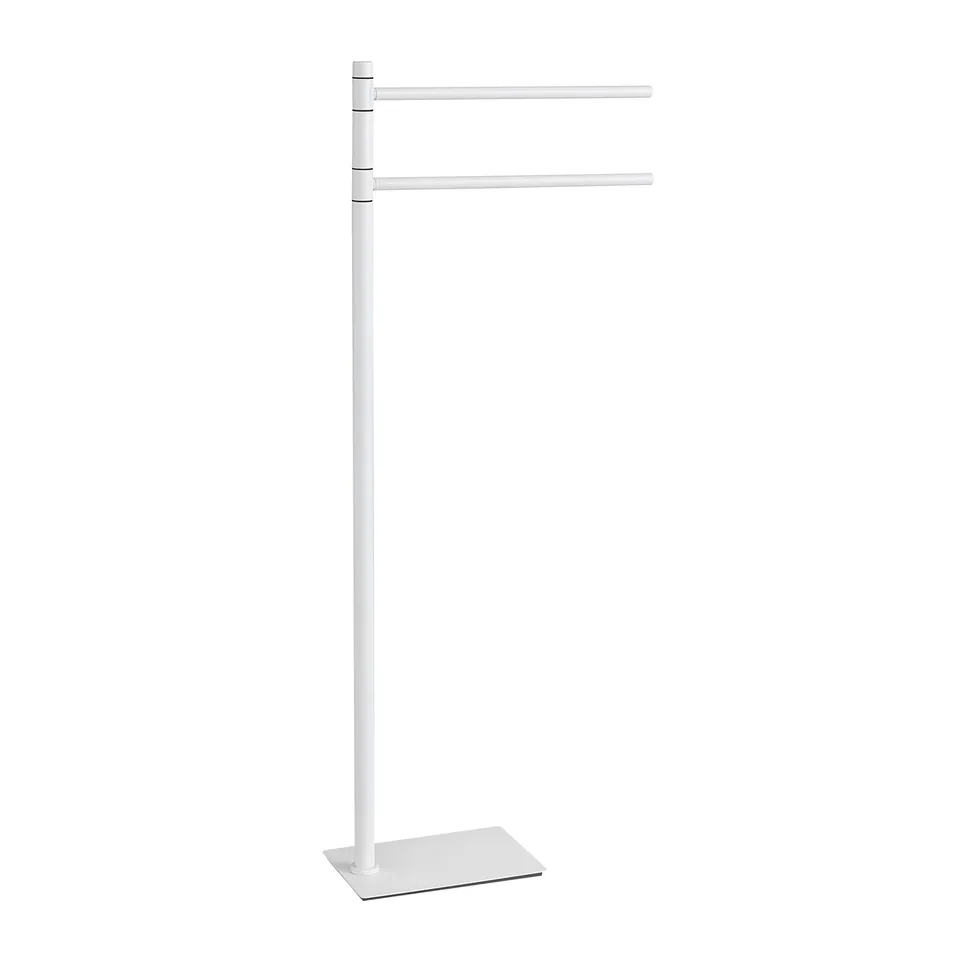 gedy-trilly-porte-serviettes-sur-pied-blanc-mat image 1
