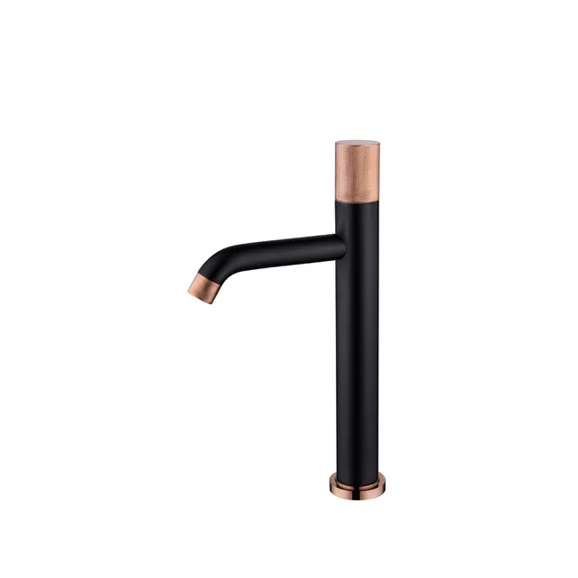 hudor-p-n-e-robinet-lavabo-sur-lev-noir-mat-laiton image 1