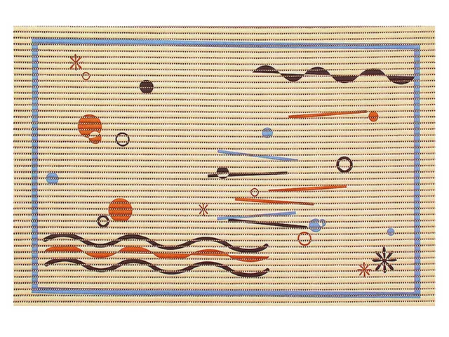 bisk-tapis-bain-mousse-abstract-50x80-cm-multicolore image 1