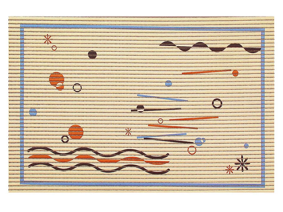 bisk-tapis-bain-mousse-abstract-50x80-cm-multicolore image 1