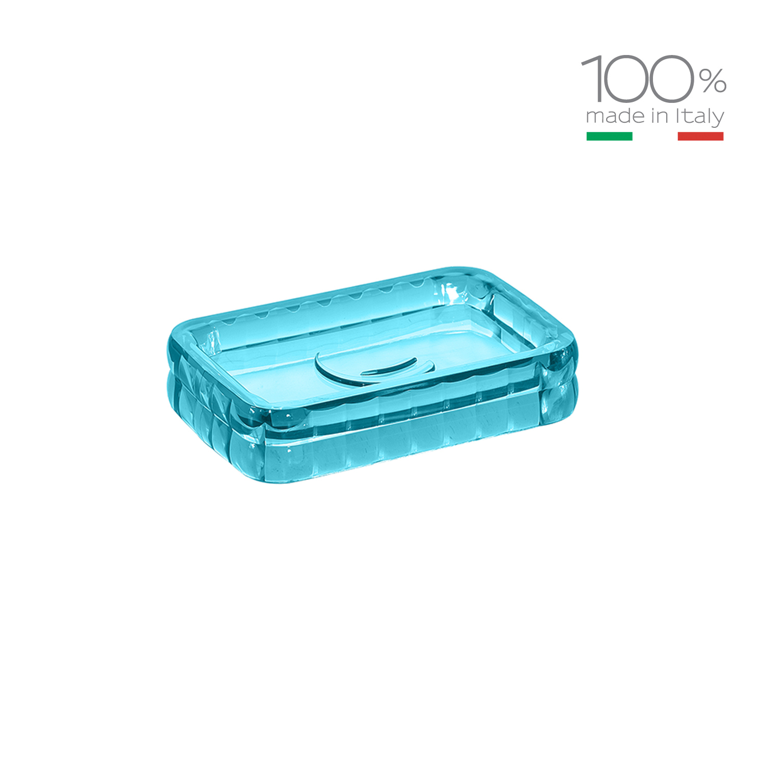 gedy-glady-porte-savon-turquoise-poser image 1