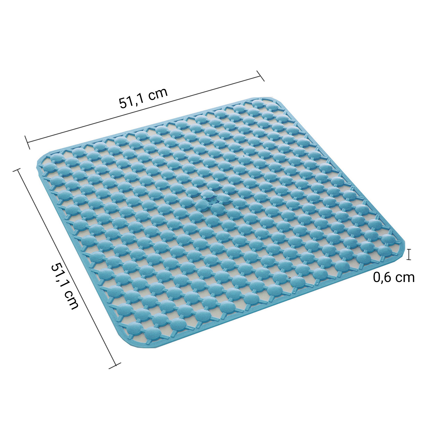 gedy-geo-tapis-de-douche-antid-rapant-53x53-cm-bleu-ciel image 2