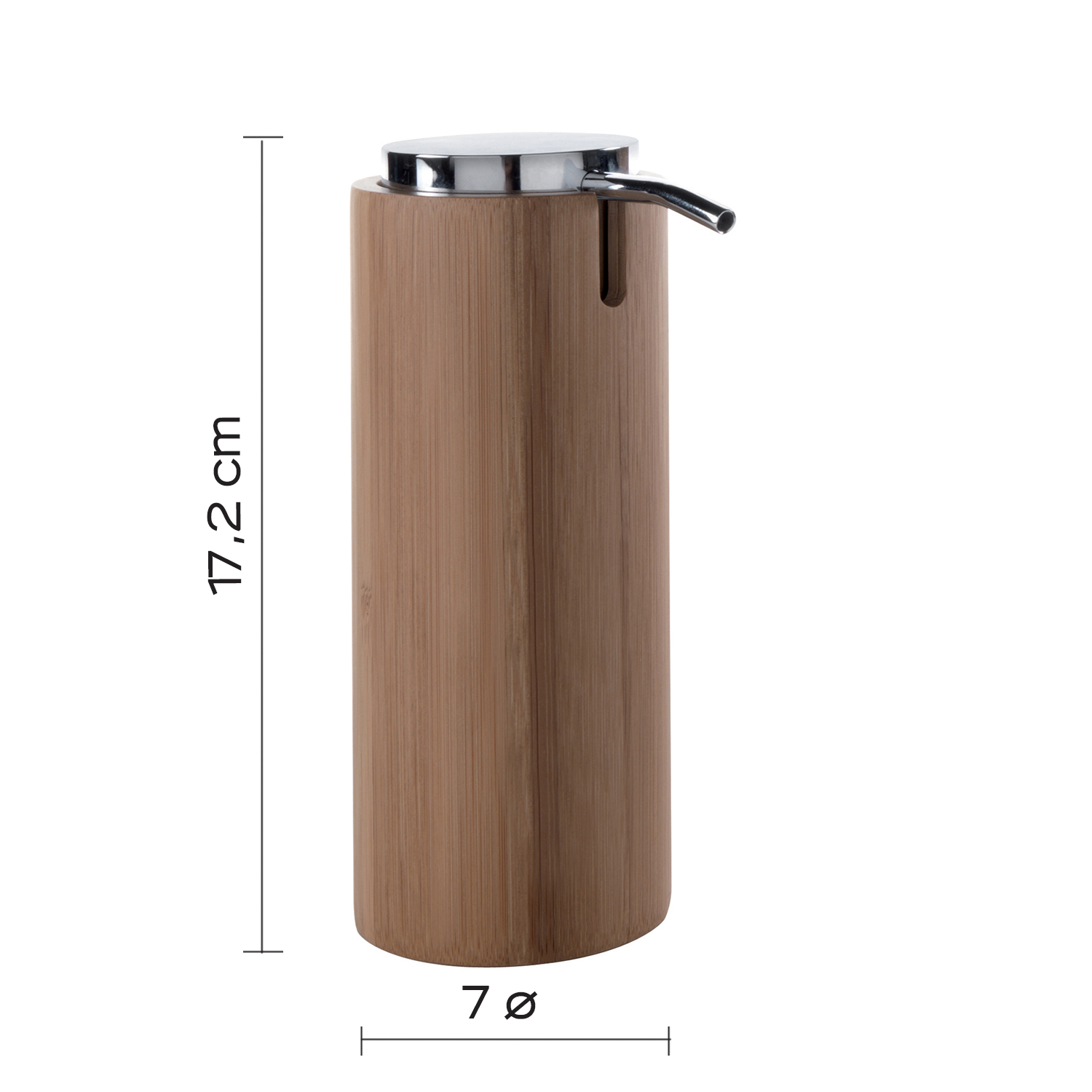 gedy-bamboom-altea-distributeur-de-savon-naturel-bambou image 2