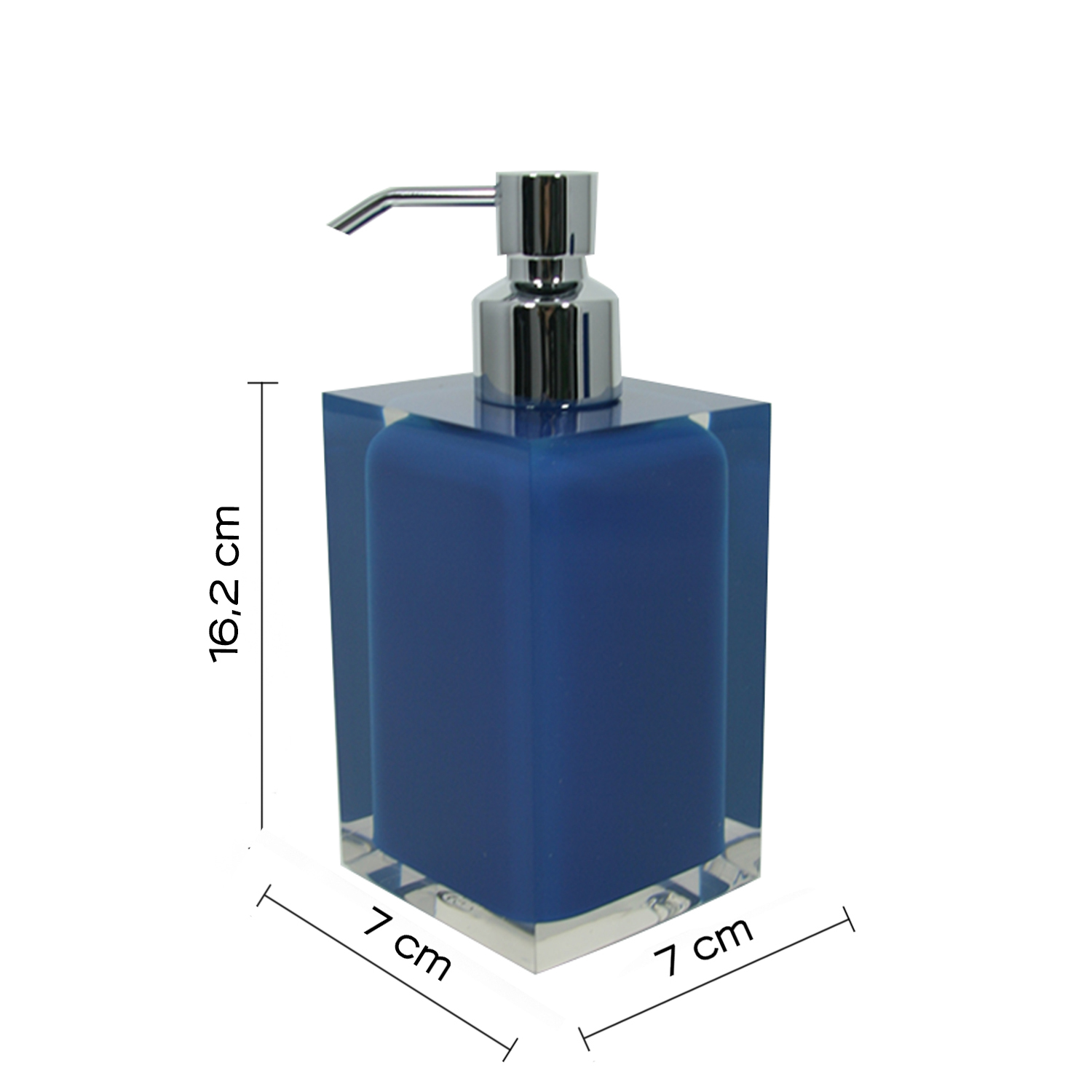 gedy-rainbow-distributeur-savon-poser-bleu image 2