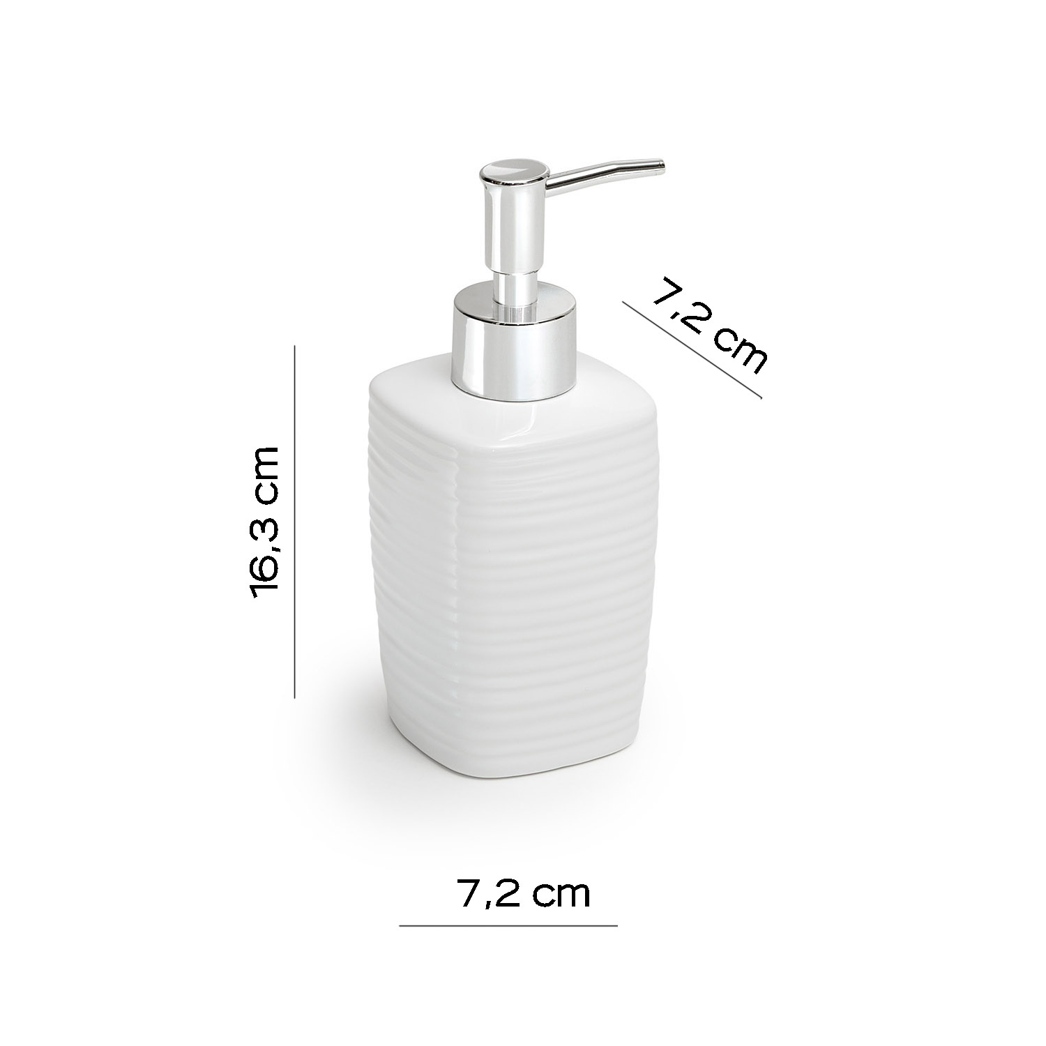 gedy-kelly-distributeur-de-savon-blanc-poser image 2