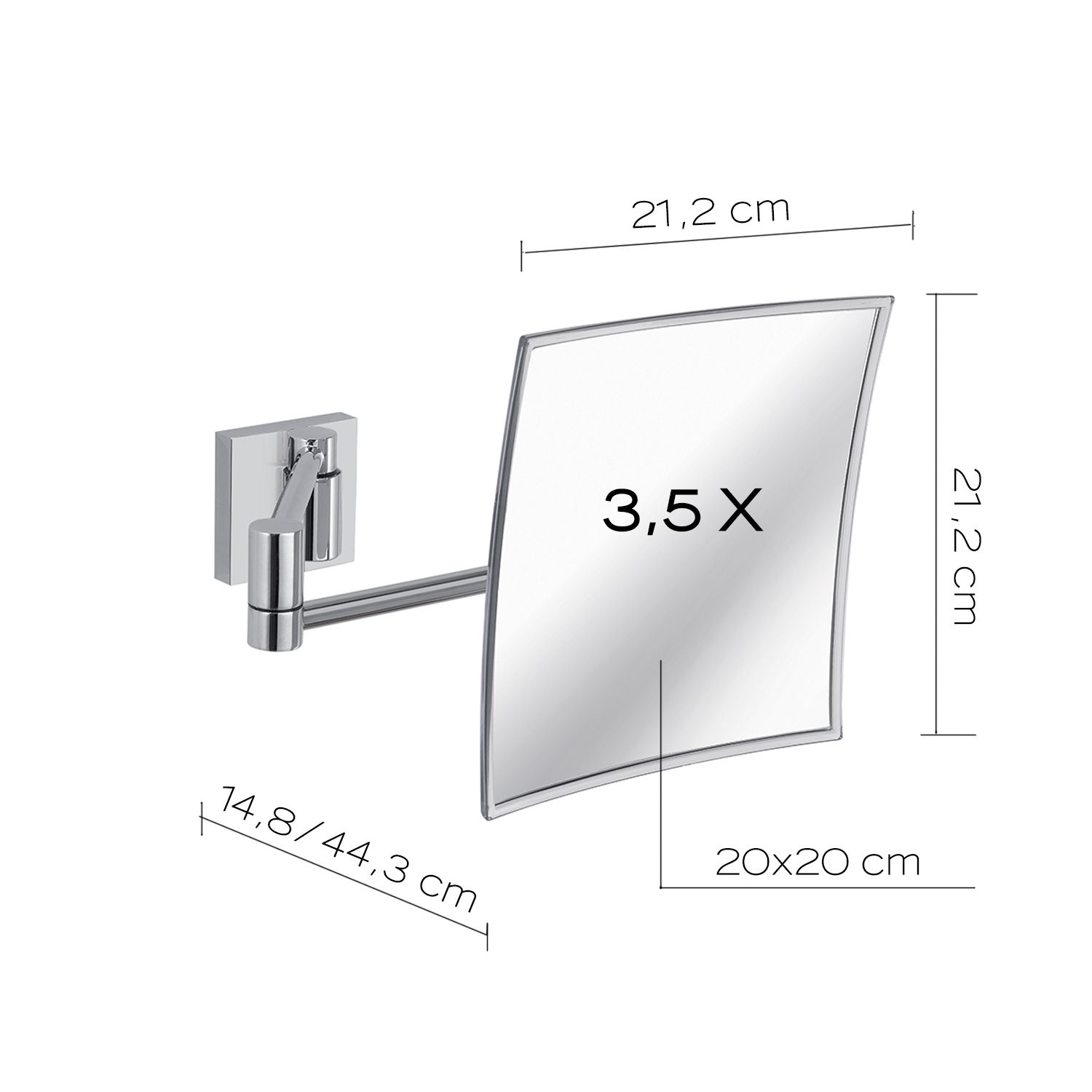 gedy-maldive-miroir-grossissant-salle-de-bain image 3