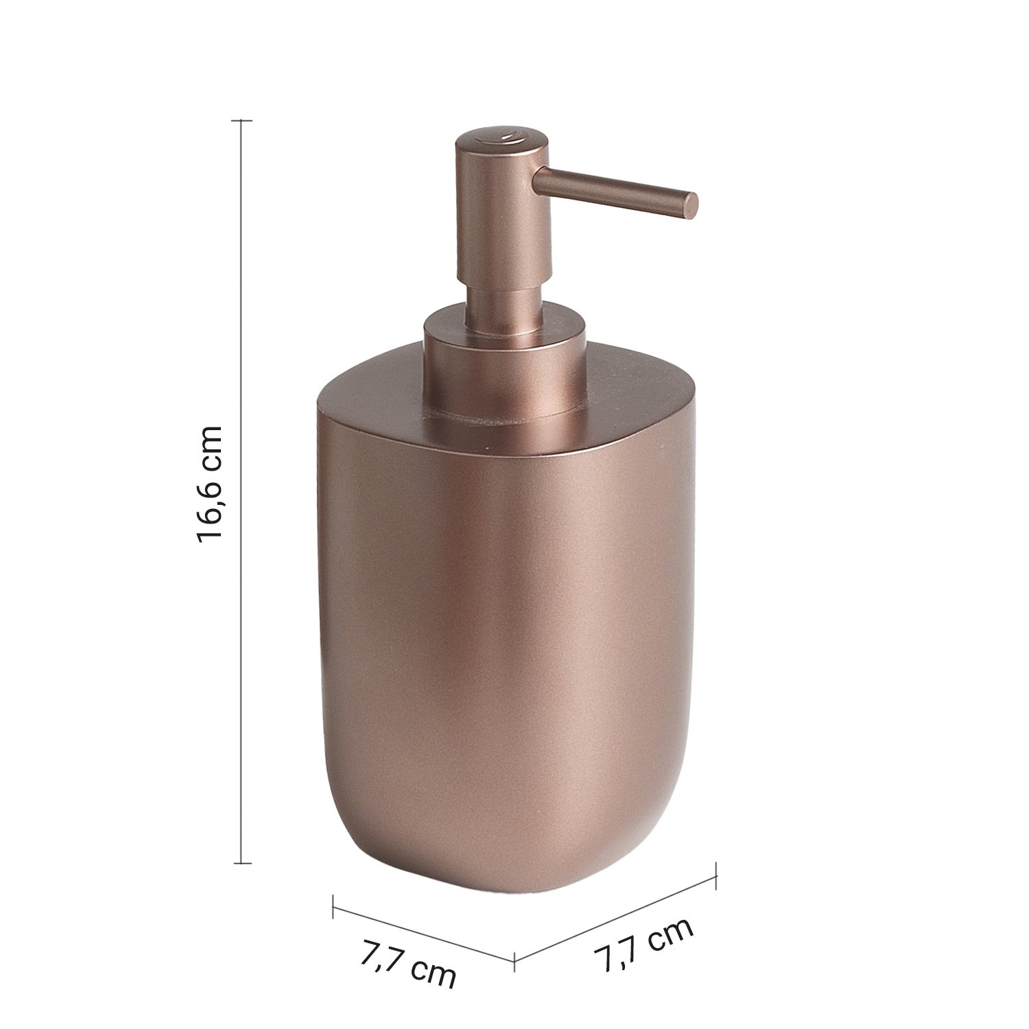 gedy-ylenia-distributeur-savon-or-rose image 2
