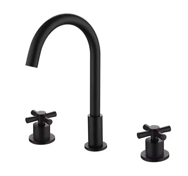 hudor-erymanthe-700-robinet-lavabo-noir-mat-laiton image 1