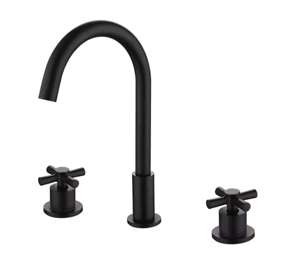 hudor-erymanthe-700-robinet-lavabo-noir-mat-laiton image 1