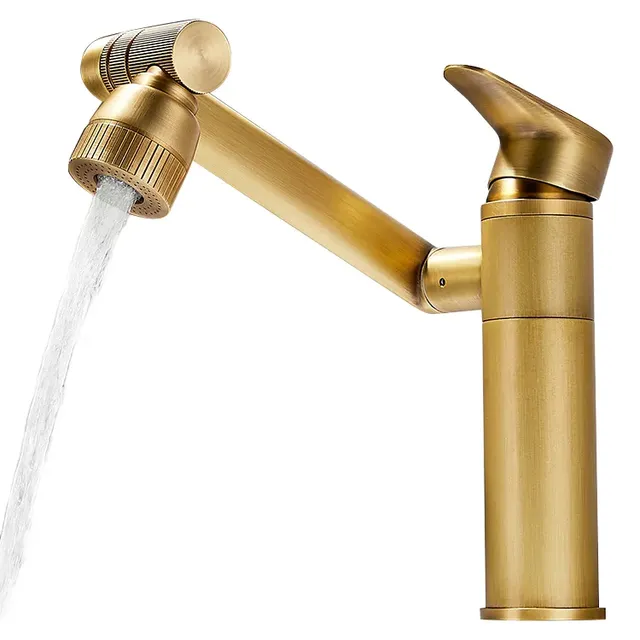 hudor-scamandre-091-robinet-lavabo-dor-bross-t-te-modulable image 1