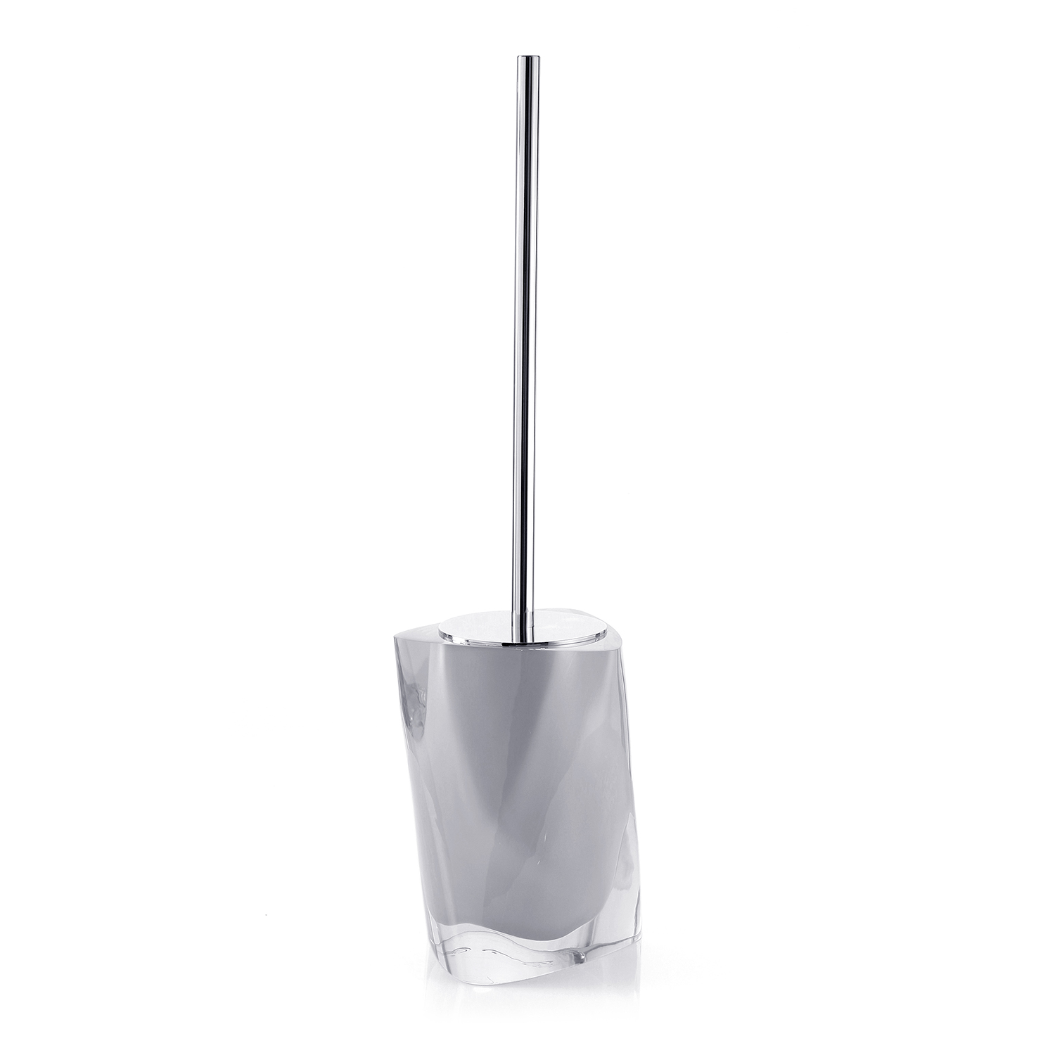 gedy-twist-porte-brosse-wc-argent-poser image 1