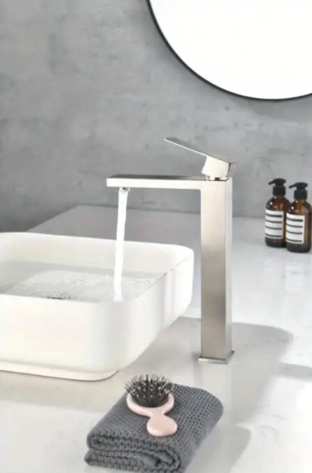 hudor-enip-e-mitigeur-lavabo-haut-nickel-bross image 4