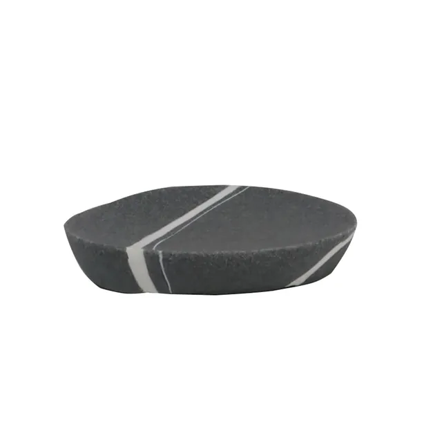 gedy-yvonne-porte-savon-gris-poser image 1