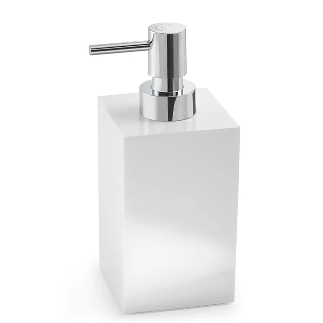 gedy-sofia-distributeur-savon-blanc-brillant-poser image 1