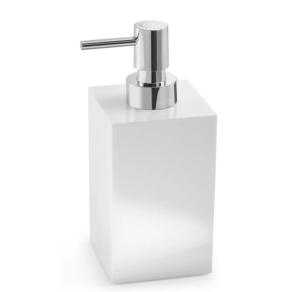 gedy-sofia-distributeur-savon-blanc-brillant-poser image 1
