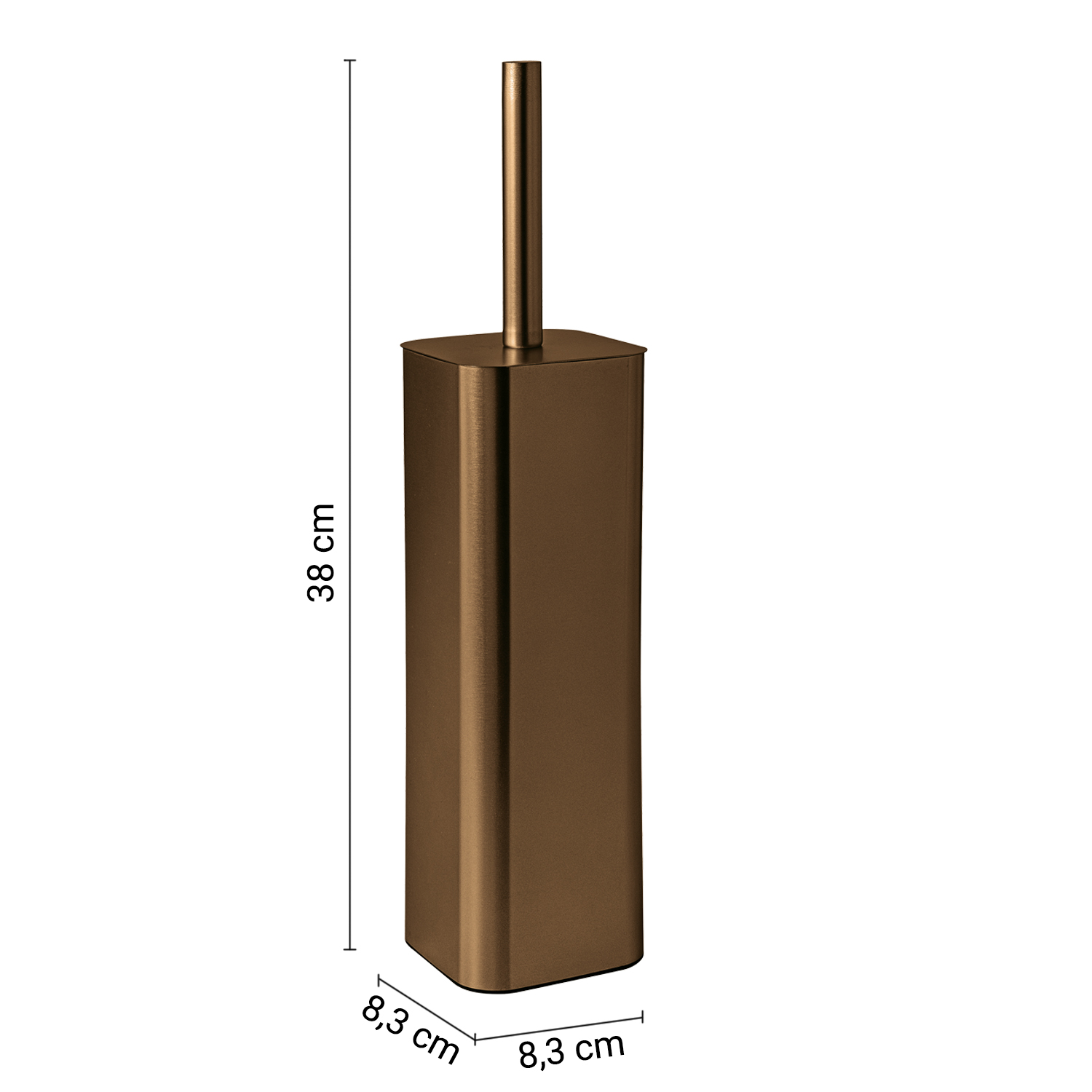 gedy-jack-porte-brosse-wc-or-rose image 2