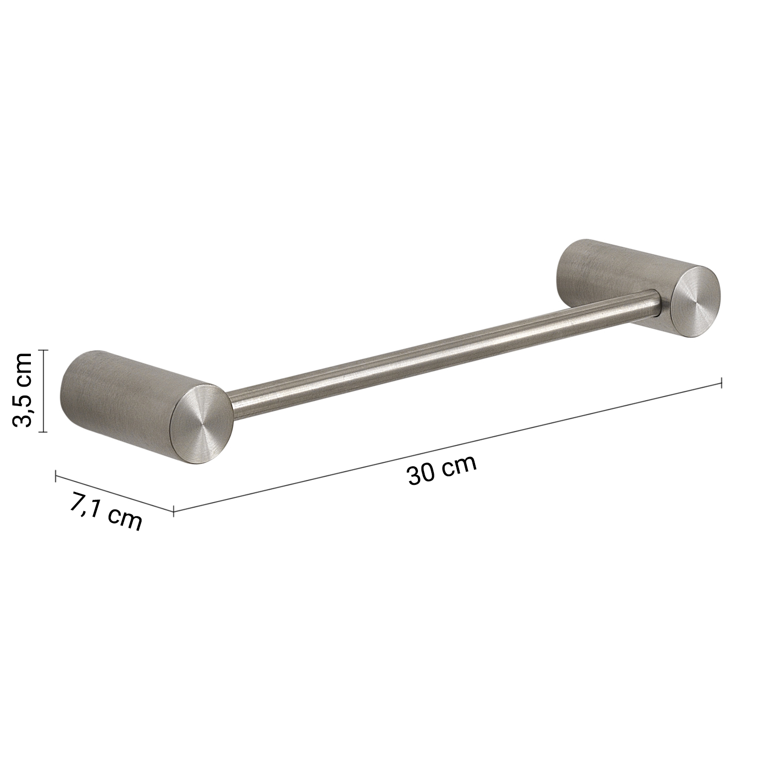 gedy-ande-porte-serviette-30-cm-bross image 2